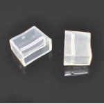 Transparent PVC-ändpropp för LED-list 220V AC 14mm