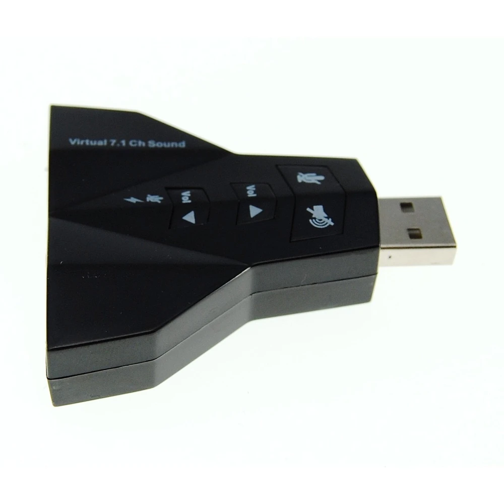 Tarjeta de sonido USB dual conectada a PC para mejorar audio