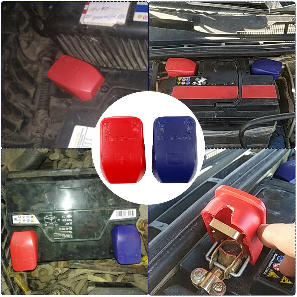 Conectores de batería 12V con abrazaderas para cables hasta 60mm