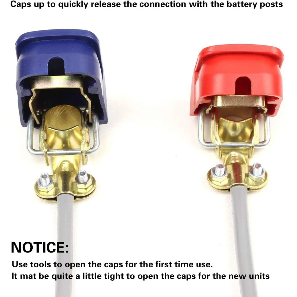 Snabbkopplingspoler för batteri 12V till bil, lastbil och båt