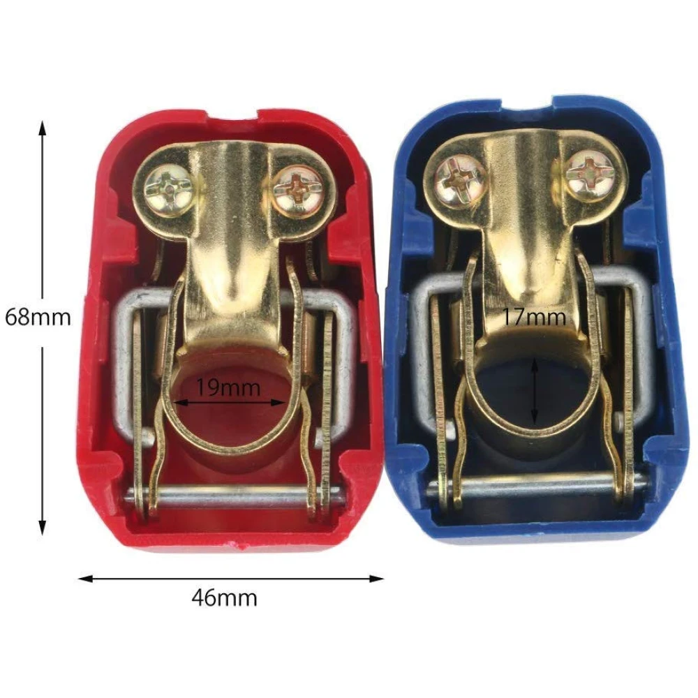 Snabbkopplingspoler för batteri 12V till bil, lastbil och båt