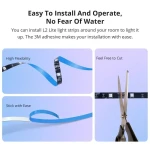 SONOFF L2 Lite smart WiFi LED-lista 5 meter med fjärrkontroll och app