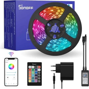 SONOFF L2 Lite smart WiFi LED-lista 5 meter med fjärrkontroll och app