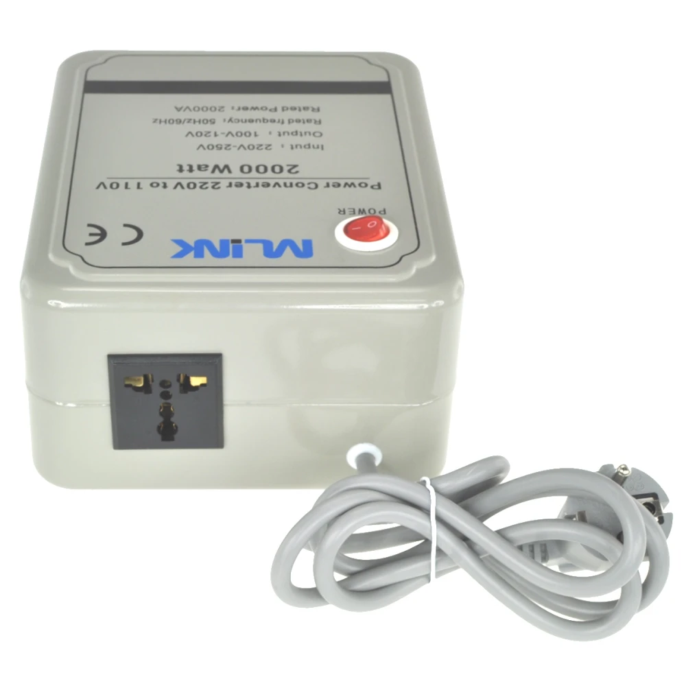 Vista frontal del transformador toroidal compacto 2000w Mlink