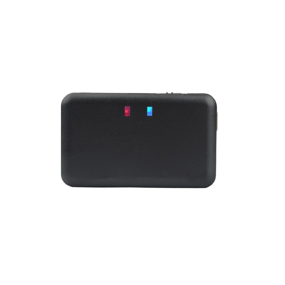 Dispositivo transmisor Bluetooth estéreo H166 conectado a sistema de audio