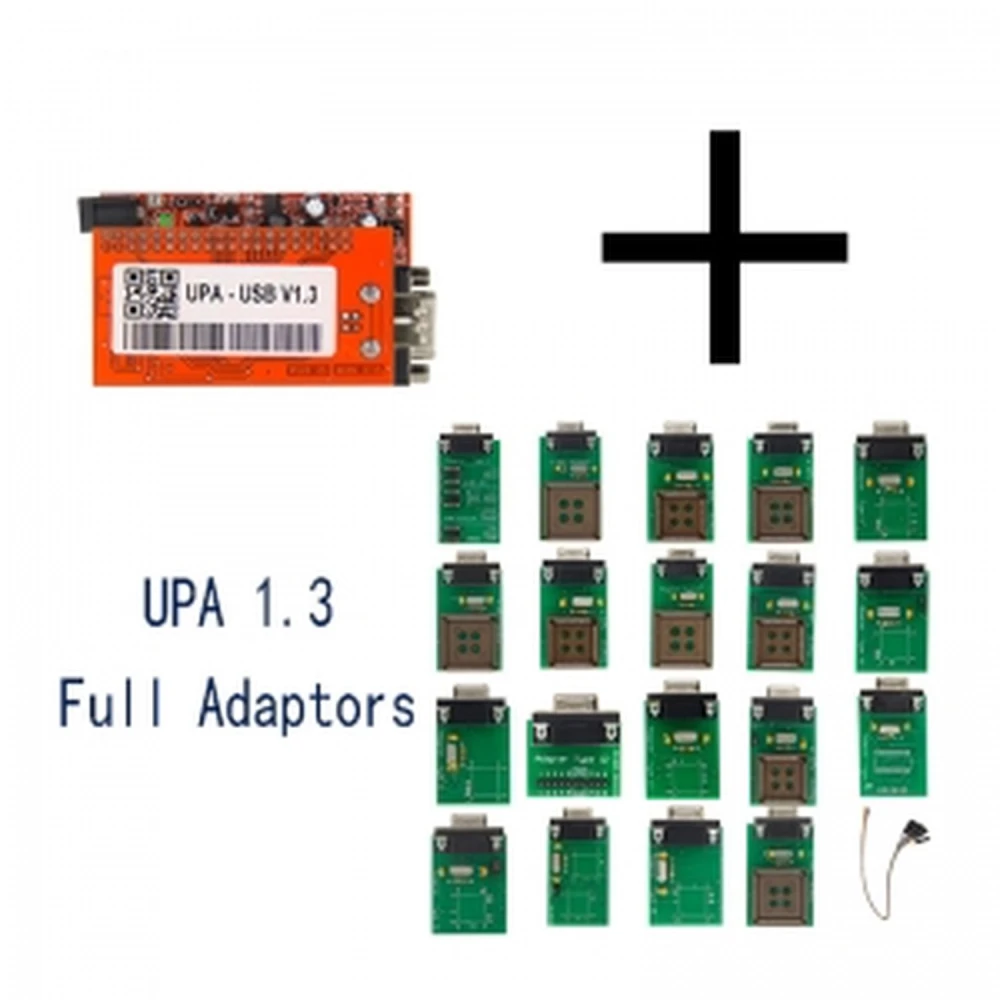 UPA USB Programmer V1.3 med kompletta adaptrar och NEC