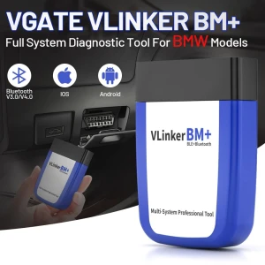 Vgate vLinker BM+ OBD2 Bluetooth-skanner för BMW och MINI