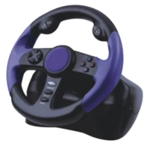 Ratt för Playstation 2 med pedaler och Dual Shock-teknik