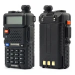 Baofeng UV-5R 8W walkie talkie med headset och dual band VHF/UHF