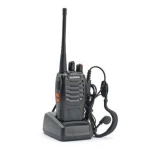 Baofeng BF-888S dual band walkie talkie med hörsnäcka