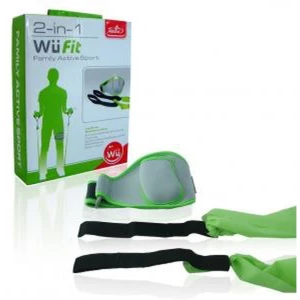 Wii 2-i-1 Active Sports Pack - fitness-tillbehörsset för Wii